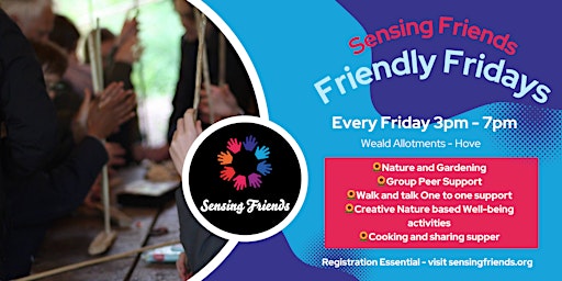 Sensing Friends - Friendly Fridays Drop in Group  primärbild