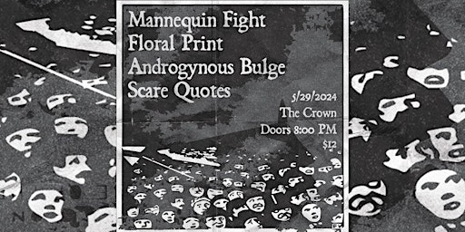 Imagem principal do evento Mannequin Fight / Floral Print / Scare Quotes / Androgynous Bulge at Crown