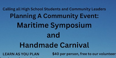 Primaire afbeelding van Planning a Community Event: Maritime Symposium and Handmade Carnival