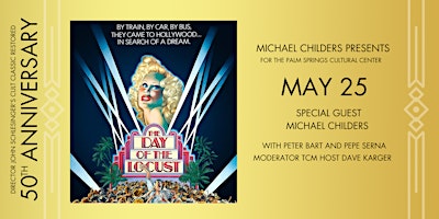 Imagem principal do evento Michael Childers Presents: THE DAY OF THE LOCUST: 50th Anniversary