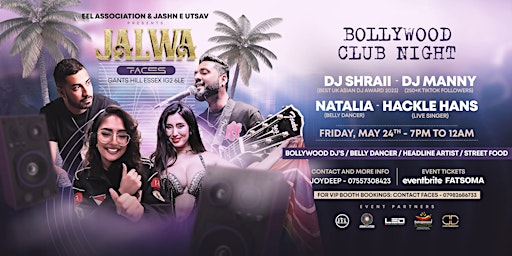Imagem principal de J.A.L.W.A - The Bollywood Club Night in East London