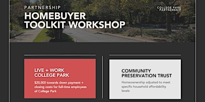 Hauptbild für Partnership Homebuyer Toolkit Workshop