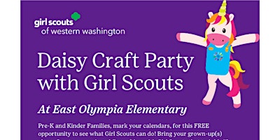 Daisy Craft Party in East Olympia primary image