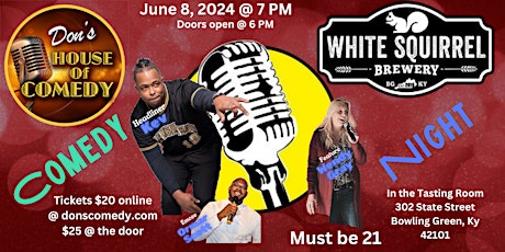 Headliner Kev the Comedian with feature Wendy Gray. Hosted by Omar Scott.