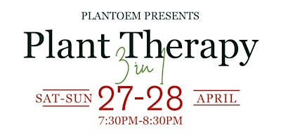 Imagem principal do evento 3 in 1 Plant Therapy Meditation with Sounds and Music