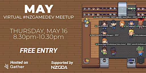 Imagen principal de May Virtual NZ Game Dev Meetup