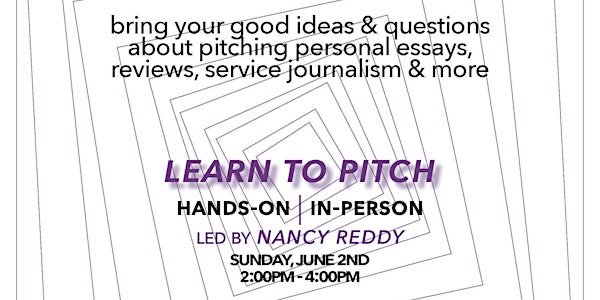 Real Talk: How to Pitch