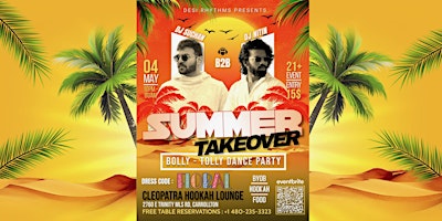 Imagen principal de Summer Takeover Bolly-Tolly Dance Party with "DJ Suchan" and "DJ Nitin"