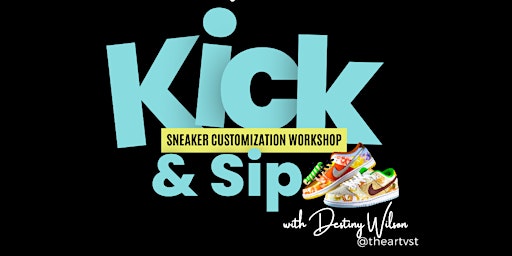 Imagem principal do evento Kick & Sip Customization Workshop