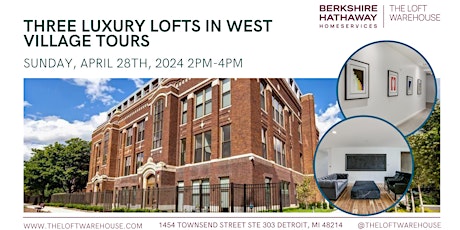Three Luxury Lofts in West Village Open 4/28