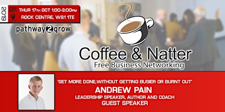 Walsall Coffee & Natter - Free Business Networking Thur 17th Oct primary image