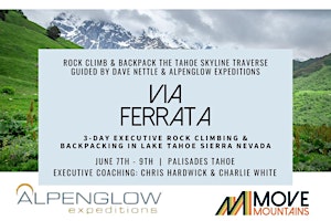 Imagem principal do evento 3-Day Executive Rock Climbing & Backpacking in Lake Tahoe Sierra Nevada