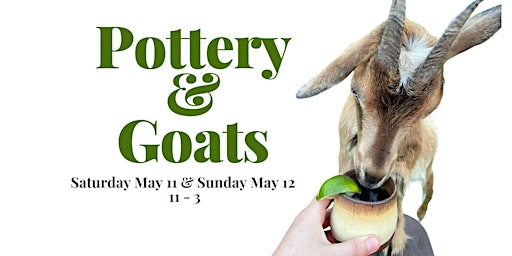 Pottery & Goats primary image