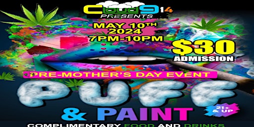 Pre-Mother's Day Event - We Puff and Paint in Mt Vernon primary image