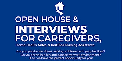 Calling all Caregivers, Home Health Aides, &  Certified Nursing Assistants! primary image