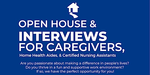 Calling all Caregivers, Home Health Aides, &  Certified Nursing Assistants!  primärbild