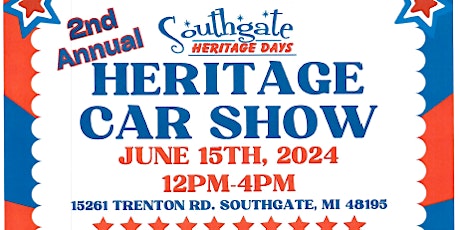 2nd Annual Heritage Car Show!