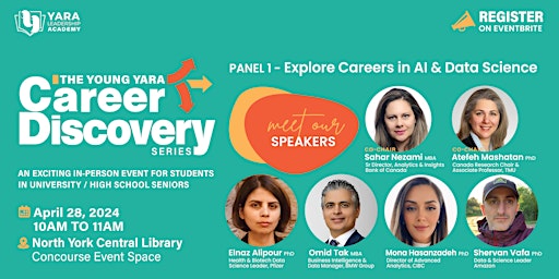 Primaire afbeelding van The Young Yara Career Discovery Series - AI & Data Science (Panel 1)