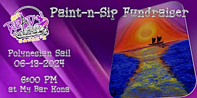 Primaire afbeelding van Polynesian Sail - a Get Ready Hawaii Paint-n-Sip Fundraising Event