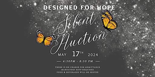 Imagem principal do evento Designed For Hope Silent Auction Fundraiser