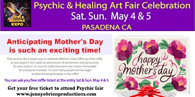 Imagem principal de Psychic & Healing Art Fair CELEBRATING MOTHER'S DAY AND 5 DE MAYO