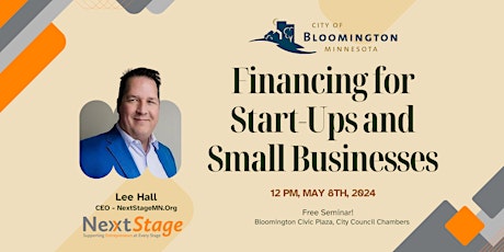 Financing For Start-Ups and Small Businesses
