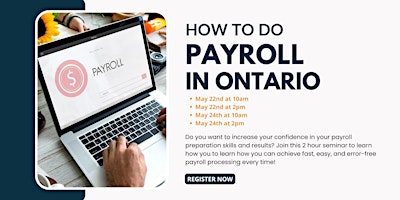 Imagen principal de How to Do Payroll in Ontario Seminar