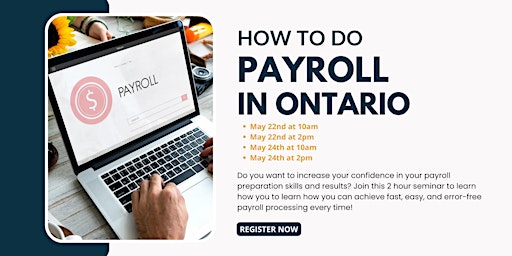 Imagem principal do evento How to Do Payroll in Ontario Seminar