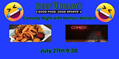 Primaire afbeelding van Comedian Nathan Wallace Live at Beef 'O' Brady's