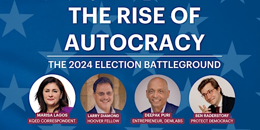 Imagem principal do evento The Rise of Autocracy: The 2024 Election Battleground