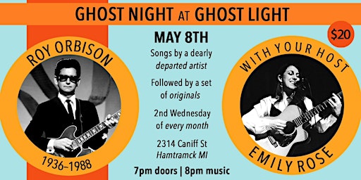 Ghost Night at Ghost Light: Roy Orbison primary image