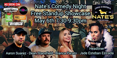 Image principale de Standup Comedy at Nates in Buda - All Headliners Edition