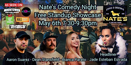 Standup Comedy at Nates in Buda - All Headliners Edition