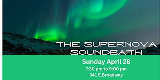 The SuperNova SoundBath Sunday primary image