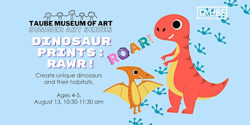 Imagem principal do evento Dinosaur Prints: Rawr!