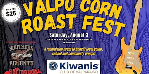 Imagem principal do evento Valpo Kiwanis Corn Roast Fest 2024