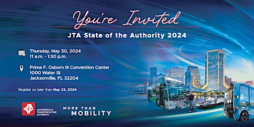 Imagem principal do evento JTA State of the Authority 2024