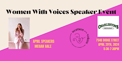 Image principale de Women with Voices April Event - Inspiring Journeys