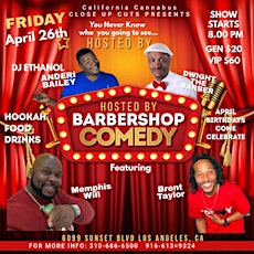 California Cannabis Presents Barbershop Comedy at the Sunset Rooftop