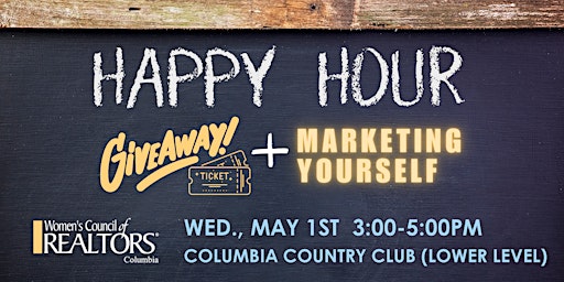 Happy Hour + Giveaway + Marketing Yourself primary image