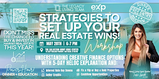 Imagem principal do evento Strategies to Set Up Your Real Estate Wins Workshop