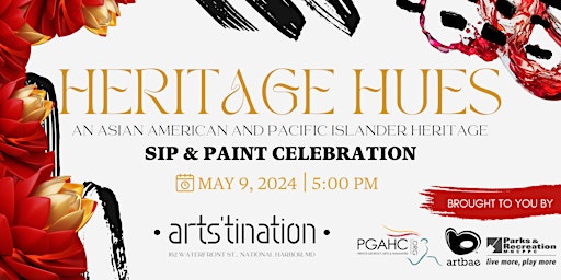 Primaire afbeelding van Heritage Hues: An AAPI Sip & Paint Celebration