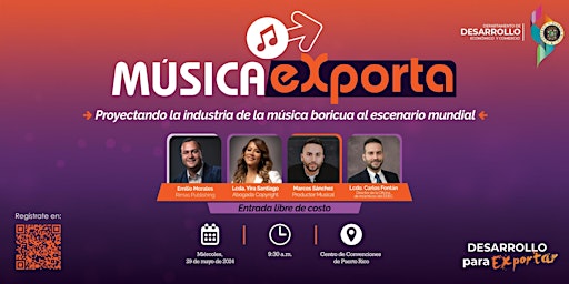 Imagem principal do evento Música Exporta
