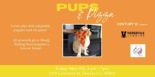Imagem principal do evento Pups and Pizza