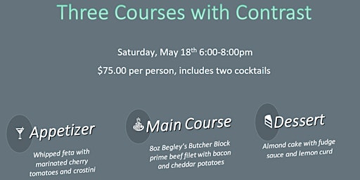 Three Courses with Contrast primary image