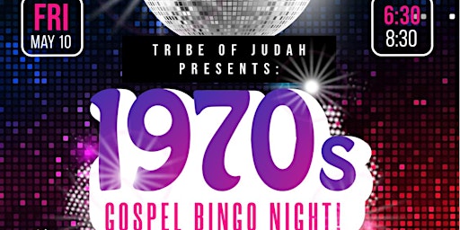 Imagem principal do evento 1970s Gospel Bingo Night!