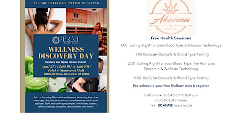 Wellness Discovery Day at Privi