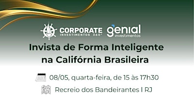 Invista de Forma Inteligente na Califórnia Brasileira primary image