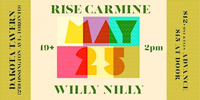 Imagen principal de Willy Nilly +  Rise Carmine