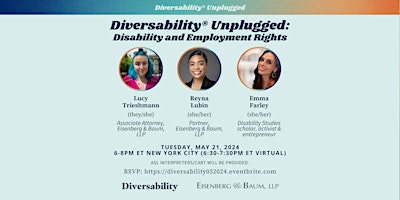 Imagen principal de Diversability Unplugged: Disability and Employment Rights